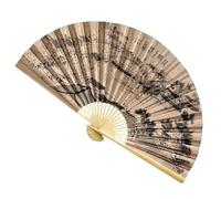 Abanicos De Pared Decoración Vintage Estilo Chino Fondo Decoración | Abanicos plegables de estilo chino para festivales de música, fiestas de baile, salas de estar, bodas, actuaciones