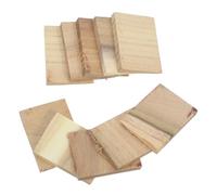 Abaodam 10 Piezas Cuñas de Madera para Mangos y Azada, 1,6x1,2x0,2 Pulgadas | Madera, Instalación Sencilla, Evita Separación del Cabezal, Uso en Carpintería Exterior y Jardinería