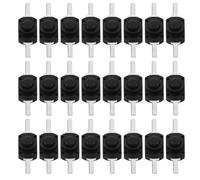 Abaodam 100 Piezas Interruptor de Botón Pulsador Pequeño Mecanismo de Bloqueo Autoblocante, 6a, para Linterna Led, Accesorios para Proyectos Electrónicos DIY y Reparaciones