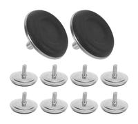 Abaodam 10piezas Patas de Muebles Ajustables Pies Niveladores de Muebles Tornillos de Acero Inoxidable Plata para Mesa y Escritorio, Oficina y Hogar