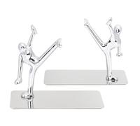 Abaodam 1par Sujetalibros Moderno de Metal de Soporte Decorativo para Escritorio Estante Creativo para Libros Oficina y Hogar Resistente y Duradero