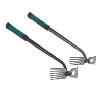 Abaodam 2 Piezas de Herramientas para Deshierbar de Acero de Herramienta de Cincel, Resistentes y Duraderas, para Jardinería Agrícola y Huertos Domésticos