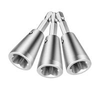 Abaodam 3 Piezas Herramienta para Conectar Cables Conectores Rápidos de Acero al Carbono, Plata, Conexión Automática de Cables, Aumenta la Productividad, para Electricistas