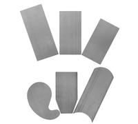 Abaodam 6 Piezas Raspador de Madera de Precisión Multiforma de Acero | Acabado Pulido, Agarre Cómodo y Control Preciso, para Reparaciones DIY y Creación Artística