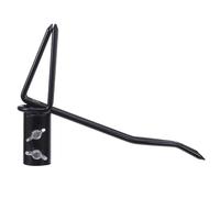 Abaodam Accesorio de Gancho para Deshierbar de Aleación de Aluminio Negro Diseño sin Doblar para Eliminar Raíces de Plantas Espinosas y Malezas en Jardín y Patio