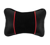 Abaodam Almohada para Reposacabezas de Coche Cómoda y Transpirable, Cojín Cervical de Cuero Sintético y Poliéster, Diseño Elegante para Viajes Largos