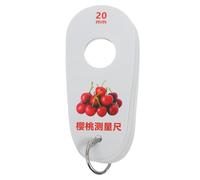 Abaodam Anillo Medidor de Cerezas de Plástico, Calibrador de Diámetro para Frutas, Medición Precisa y Uso Fácil en Distintos Escenarios