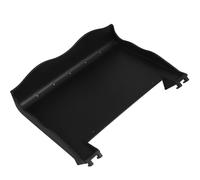 Abaodam Estante de Tablero Perforado para Pared sin Taladro Organizador de Almacenamiento con Bandejas y Ganchos Hecho para Dormitorio Oficina Estudio Gamer Módulo Negro Inclinado