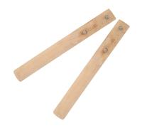 Abaodam Mango de Madera para Máscara de Soldar, Accesorio Ligero Rápida Instalación, Adecuado para Tareas en Taller de Soldadura en Casa, Paquete de 2 Piezas