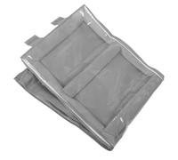 Abaodam Organizador Colgante para Peluches de 4 Niveles, PVC y Plástico | Bolsillos Transparentes, Diseño Plano de Pared, Costuras Reforzadas, para Dormitorio y Cama Elevada