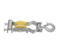 Abaodam Polea para Cable Pesada con Borde Enrollado Resistente y Duradera para Instalación Eléctrica Sistemas de Cableado