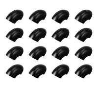 Abaodam Protectores de Goma Mesa Patas de 16 en Silla y Forma Piezas Negra para Proteger Muebles en Oficina y Biblioteca