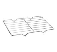 Abaodam Rejilla de Acero Inoxidable Rectangular para Asar y Escurrir | Plata, Portátil y Ligera, Evita Comida Caiga y Mejora la Circulación de Aire, para Tocino y Brochetas
