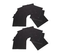 Abaodam Servilletas de Papel Negras Desechables 25 Unidades de 15,74 Pulgadas para Bodas y Reuniones Familiares Diseño Elegante y Fácil de Transportar