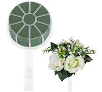 Abaodam Soporte de Espuma y Mango Verde para Ramo de Novia 2 Unidades para Arreglos en Floristerías y Bricolaje