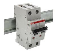 ABB 2 cds252001r0161 System Pro M compacto miniatura disyuntor, doble Pole, tipo D, 16 A Corriente nominal, 88 mm H x 35 mm w x 69 mm D