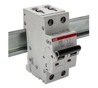 ABB Disyuntor miniatura System Pro M CDS252001R0321 Doble polo Tipo D 32 A