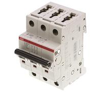 ABB 2CDS273001R0634 System Pro M Compact - Disyuntor de circuito en miniatura, triple polo, tipo C, 63 A de corriente, 88 mm de alto x 52,5 mm de ancho x 69 mm de profundidad