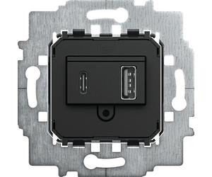 ABB Busch-Jaeger 6475U Adaptador de toma de corriente USB-A y USB-C - 2CKA006400A0398