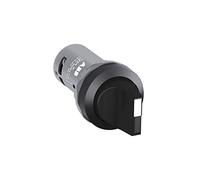 Abb-entrelec c2ss1-10b-10 - Selector compacto 2 posición negro opaco