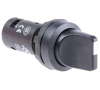 Abb-entrelec c2ss1-10b-11 - Selector compacto 2 posición negro opaco