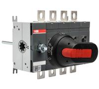 ABB-entrelec OT - Secciónador 200e04 Polos 4 Polos para Mando plastico Negro