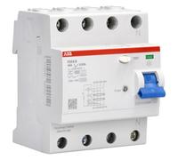ABB F204 B-40/0.03-L - Disyuntor FI, tipo B, 4 pines, 40 A, 30 mA | Tipo A RCCB para personas, bienes y fuego montaje en carril DIN ideal para el hogar, comerciales e instalaciones industriales