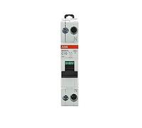 ABB Interruptor Automático Magnetotérmico 1P+N 4,5Ka Curva C 1 Módulo DIN SN201LC10 10 Amperios