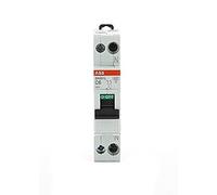 ABB Interruptor Automático Magnetotérmico 1P+N 4,5Ka Curva C 1 Módulo DIN SN201LC6 6 Amperios
