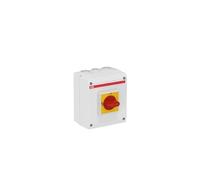 ABB Interruptor de separación de 4 pines, 32 A, montaje con tornillo, IP 65, 7,5 kW