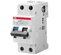 ABB RCBO System Pro M Compact DS201 - Interruptor FI/LS (20 A, 2 pines, sensibilidad 300 mA, montaje en carril DIN)