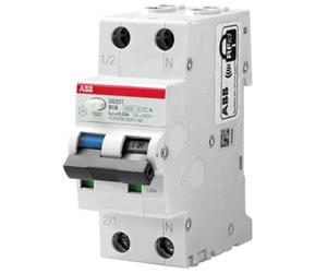 ABB RCBO System Pro M Compact DS201 - Interruptor FI/LS (20 A, 2 pines, sensibilidad 300 mA, montaje en carril DIN)