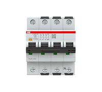 ABB S300P Disyuntor tipo Z, polo 3+N 2 A 415 V, capacidad de desconexión 100 kA System Pro M Compact