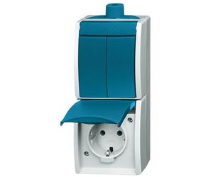 ABB Serie combinada Busch-Jaeger Ocean Interruptor Toma de corriente - 2CKA001684A0324