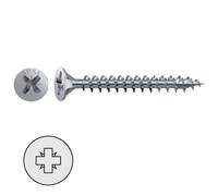 ABC SPAX-S Tornillo de Rosca para Madera Pozidriv Cabeza Plana 70mm x 4.5mm (500 unidades) inevitable