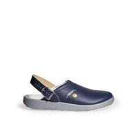 Abeba Zapatos de trabajo zueco profesional - cuero, Esd, suela de goma, Src antideslizante EUR 47