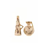 Aberto Design Juego de Macetas Decorativas Beige BK016