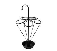 Aberto Design Paragüero Metálico Negro