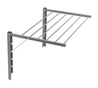 ABJ Majka - Secadora de pared (80 cm, plata)