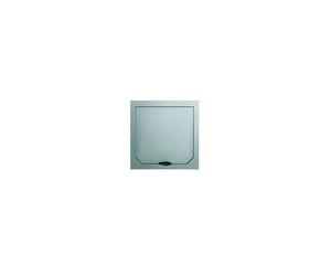 ABL Enchufe de suelo con tapa abatible de acero inoxidable 94MM IP41 - 1471-ESM