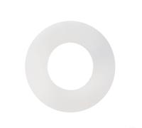 Ableholy Diafragma de junta de válvula de descarga de goma de silicona para GEBERIT 816.418.00 63 mm diámetro exterior 32 mm diámetro interior 3 mm grosor
