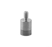 Ableholy Punta plana de carburo para medidor de grosor de esfera M2.5 rosca compatible con indicador digital de esfera y medidor de altura del micrómetro (D4-D10 mm) (D6 x L8)