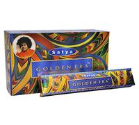 ABN Fashion Satya Golden Era - Varillas de incienso (aroma natural, enrollado a mano, 6 unidades)