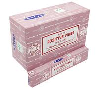 ABN Fashion Satya Positive Vibes - Varillas de incienso con fragancia natural india Agarbatti (3 unidades)