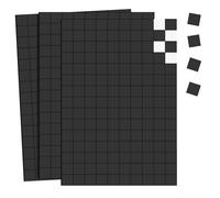 ABOHU Self Adhesivo Cuadrados Magnéticos Flexibles para Crear Imágenes Magnéticas, 450 PCS Placas Magnéticas Autoadhesivas 1x1 cm, Obras de Arte, Letreros O Pantallas, Adhesivos Cuadrados para Notas