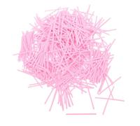 ABOOFAN 1000 Unidades Bridas de Papel Kraft Reutilizables de Color Rosa | Formato 9,00x0,40x0,10cm, Ligeras y Compactas, Aptas para Craft Bags y Kitchen Bags