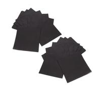 ABOOFAN 25 Unidades Servilletas y Forma Cuadrada de 15,74 Pulgadas de Papel Desechables Negras Suaves al Tacto Cumpleaños Diseño Elegante para Fiestas y Eventos Familiares
