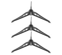 ABOOFAN 3 Piezas Base de Plástico para Árbol de Navidad Artificial, Patas | Negro, Diseño de Tripié Desmontable, Soporte Estable, Portátil, Montaje Sencillo y Guardado Fácil