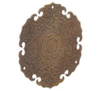 ABOOFAN Aplique Antiguo de Cobre para Armarios y Cajas de Madera | Forma Clásica Dorada, Diseño Chino Antiguo Patrones Delicados, Efecto Decorativo Refinado para Hogar