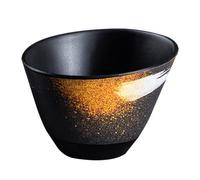 ABOOFAN Bol de Verduras de Negra, Boca Oblicua para Cocina | Antióxido, Apilable y Resistente al Agua, Estilo Simple, para Encurtidos y Rábano Rallado